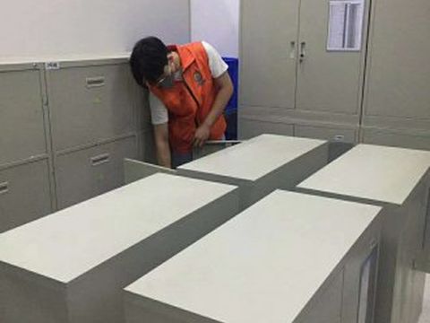 黄杨山厂房办公室除甲醛施工现场