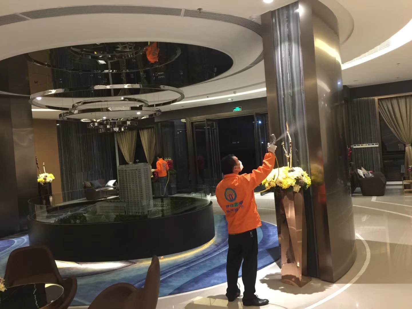 ISC首座办公室除甲醛施工现场 3