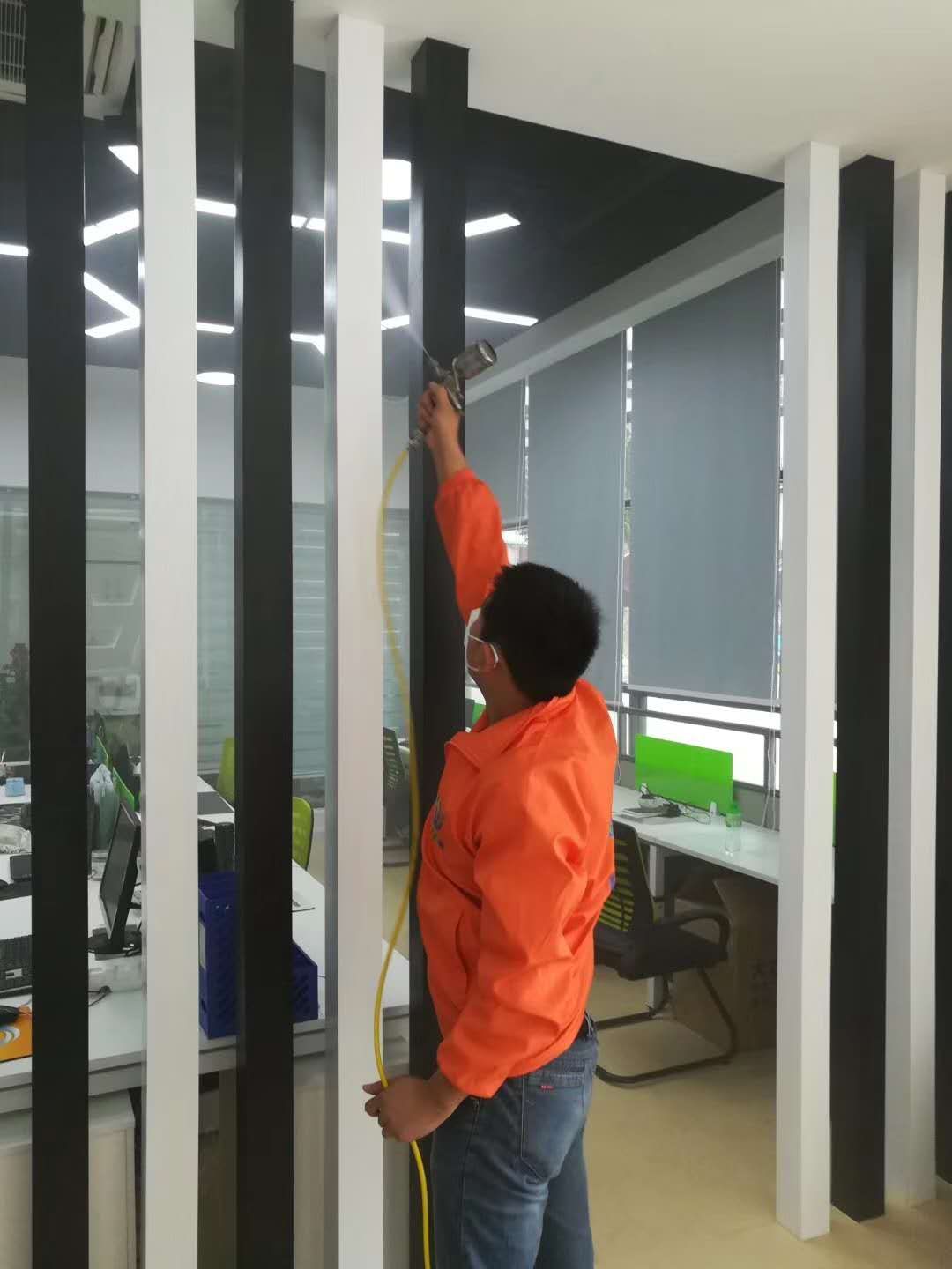 宣传易珠海公司办公室除甲醛施工现场 4