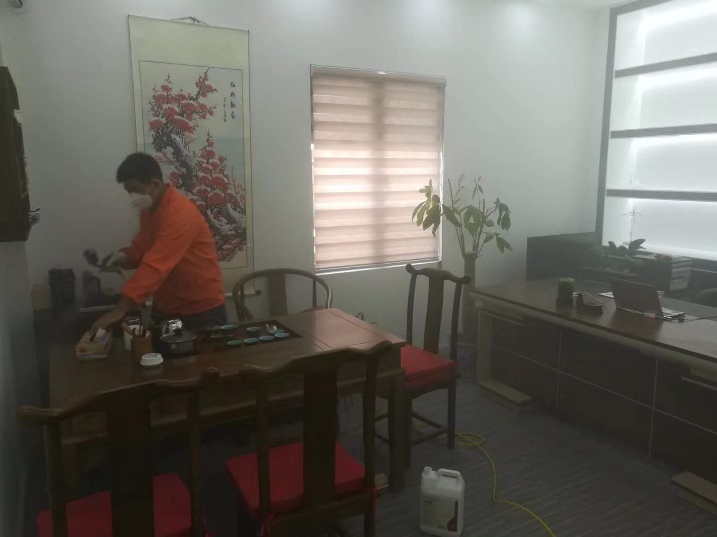 宣传易珠海公司办公室除甲醛施工现场 7