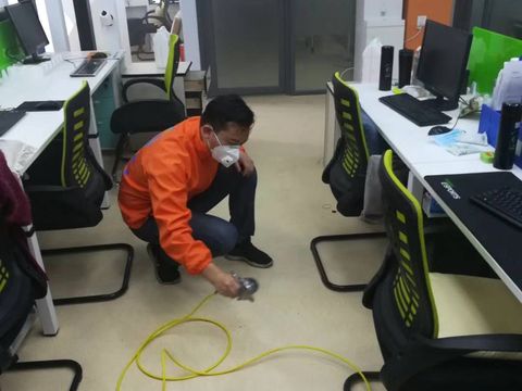 宣传易珠海公司除甲醛施工现场