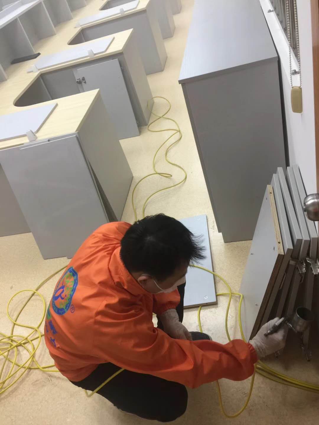 中西结合医院事业单位除甲醛施工现场 4