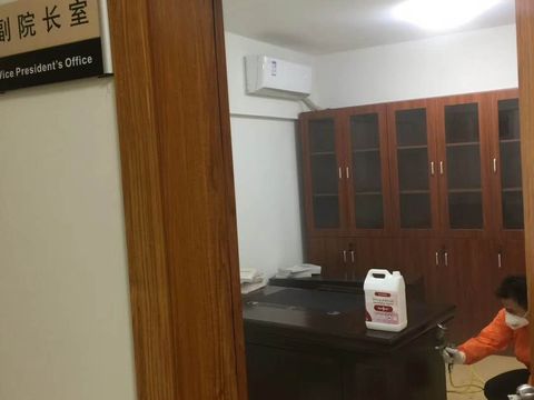中西结合医院事业单位除甲醛施工现场