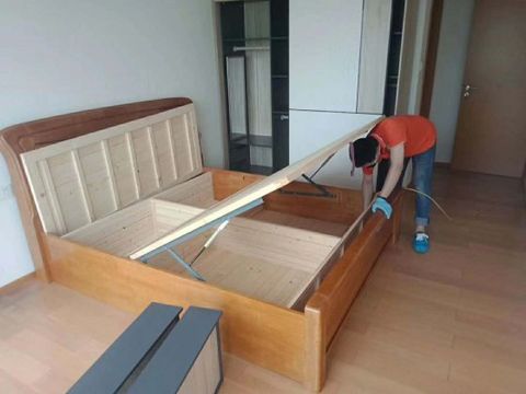 棕榈四季家庭除甲醛施工现场